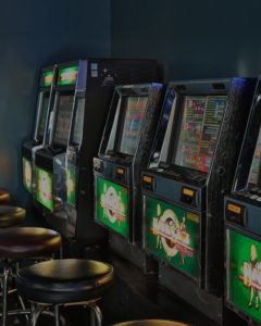 Slot Machines in Game Room